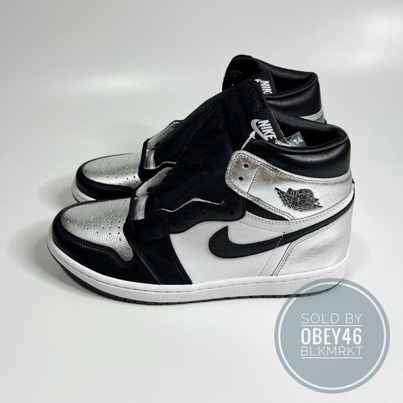nike silver toe 1s